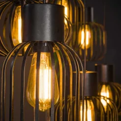 WoonStijl Hanglamp 3+3 mix metal