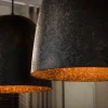 WoonStijl Hanglamp Nova 3-lichts Smoked bruin