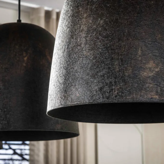 WoonStijl Hanglamp Nova 3-lichts Smoked bruin