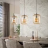 WoonStijl Hanglamp Python 3-lichts Amber glas