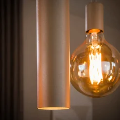 WoonStijl Hanglamp Senso 5+4-lichts Beige