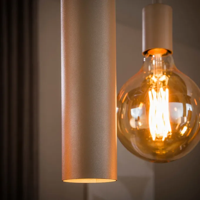 WoonStijl Hanglamp Senso 4+3-lichts Beige