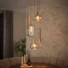 WoonStijl Hanglamp Serene getrapt 5-lichts beige