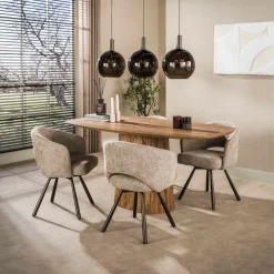 WoonStijl Hanglamp Sfera Tricolore 3-lichts Artic zwart