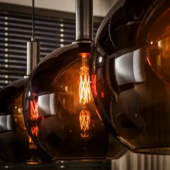 WoonStijl Hanglamp Sfera Tricolore 3-lichts Artic zwart