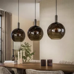 WoonStijl Hanglamp Sfera Tricolore 3-lichts Artic zwart