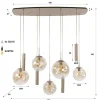 WoonStijl Hanglamp Stellar pendel 5+4-lichts Beige
