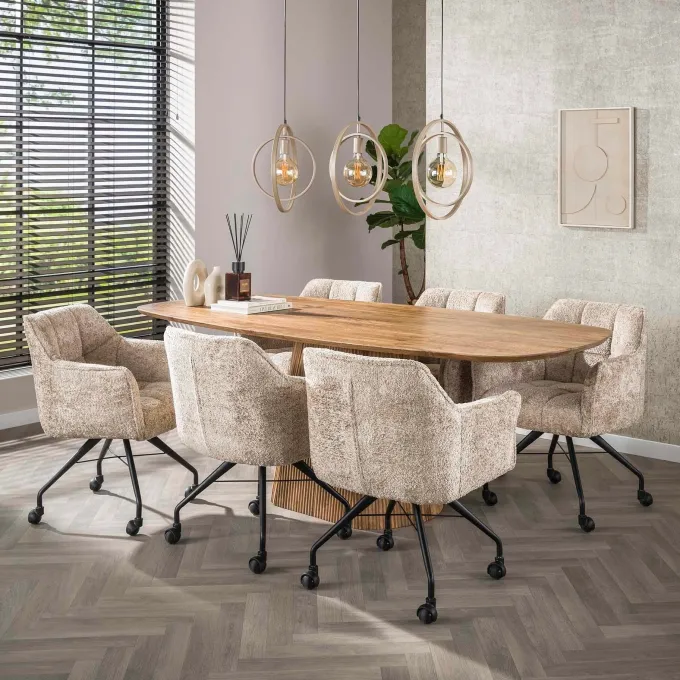 WoonStijl Hanglamp Turn Around Beige
