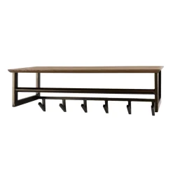 WoonStijl Kapstok Bruno 6 haken Drift bruin