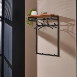 WoonStijl Kapstok Custom hoog 2x4 haken 55 cm
