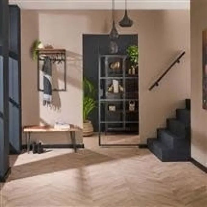 WoonStijl Kapstok Custom hoog 2x4 haken 55 cm