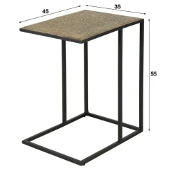 WoonStijl Laptoptafel iron metallic