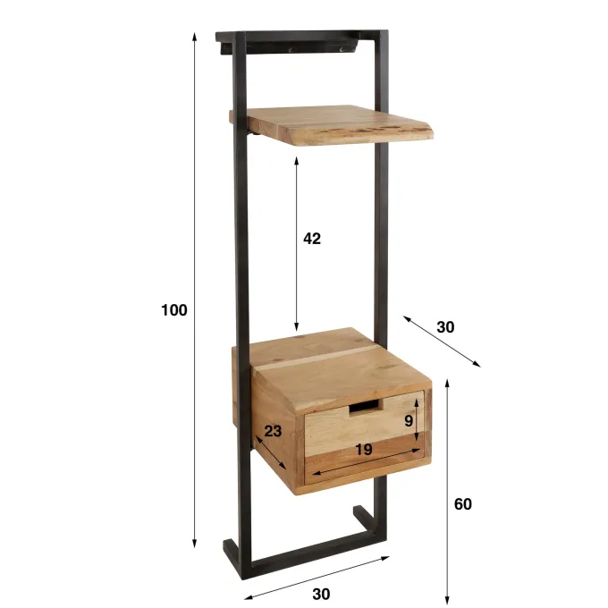 WoonStijl Nachtkastje air solid XS