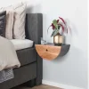 WoonStijl Nachtkastje 1L set van 2 half moon
