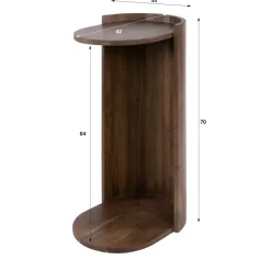 WoonStijl Overzettafel Carry Massief acacia bruin