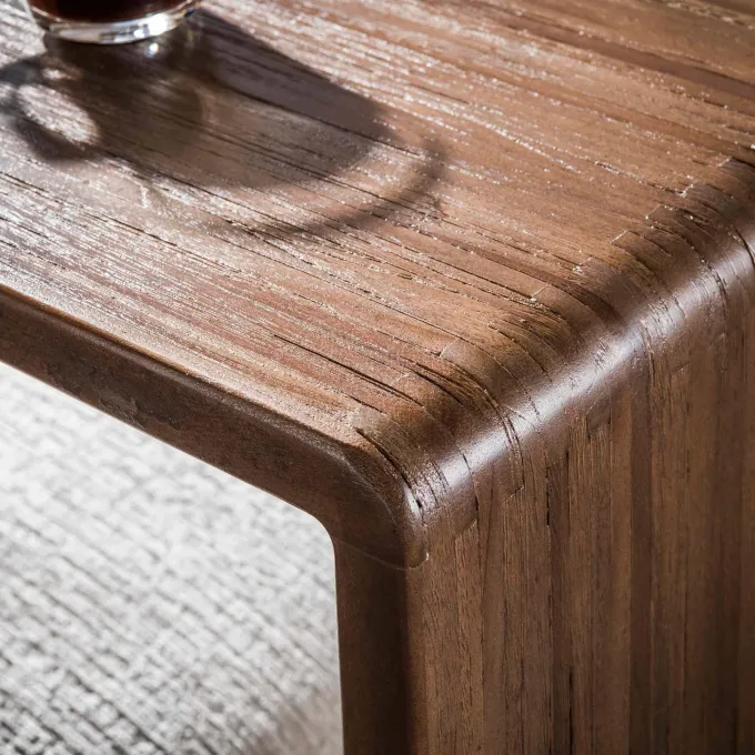 WoonStijl Overzettafel Maya Teak espresso