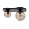 WoonStijl Plafondlamp Bubble 2-lichts Sienna bruin
