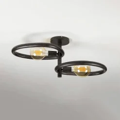 WoonStijl Plafondlamp Pebble met 2 lichtpunten