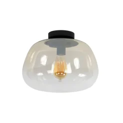 WoonStijl Plafondlamp Pulse Shaded Amber glas