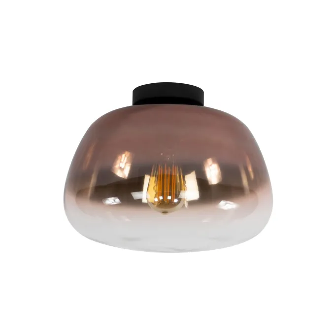 WoonStijl Plafondlamp Pulse Shaded Koper glas