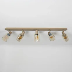 WoonStijl Plafondlamp Sepiora 5-lichts Beige