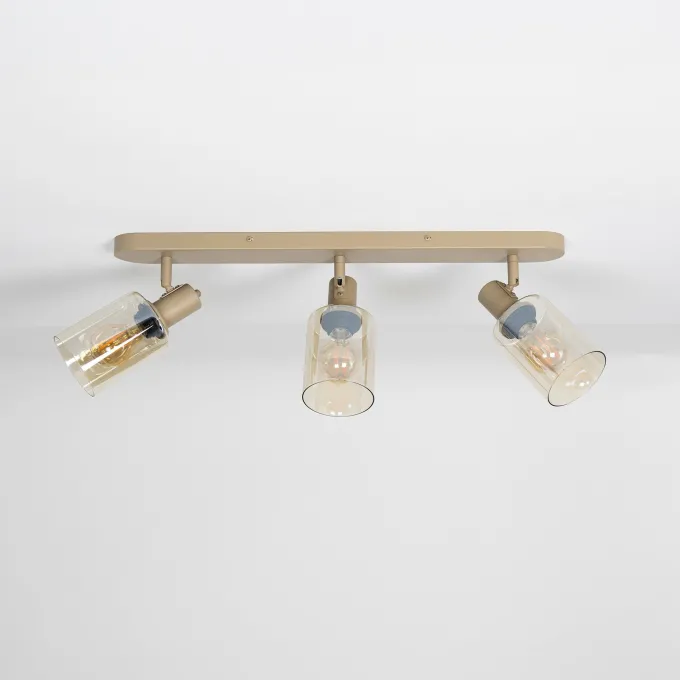 WoonStijl Plafondlamp Sepiora 3-lichts Beige