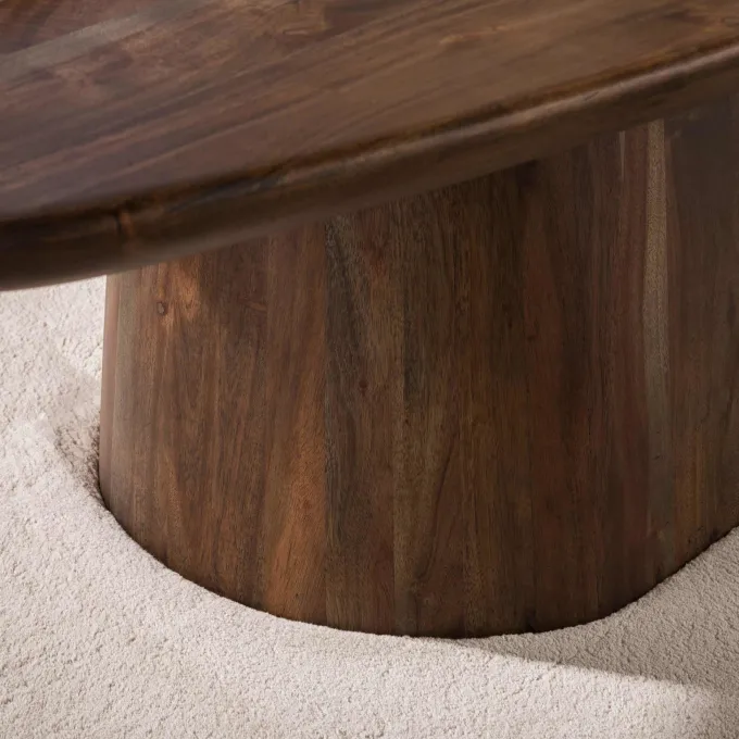 WoonStijl Salontafel Central 135 cm Acacia Bruin