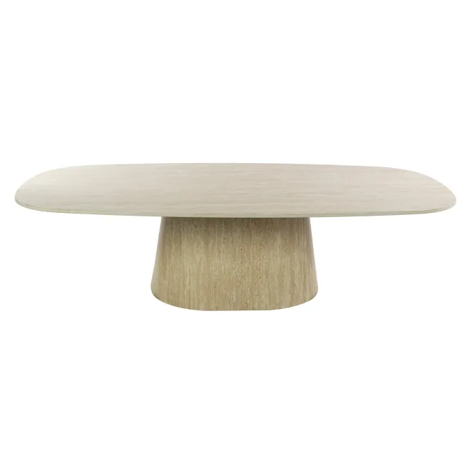 WoonStijl Salontafel Centro 135cm 3D keramiek travertin