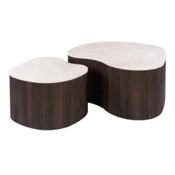 WoonStijl Salontafel Ceramo medio set van 2 keramiek Taj Mahal