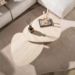 WoonStijl Salontafel Romano driehoekig set van 2