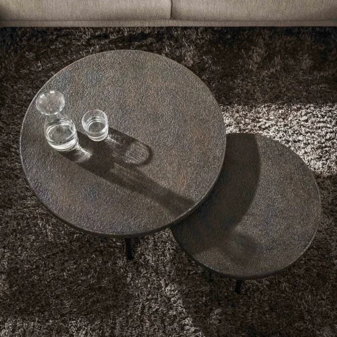 WoonStijl Salontafel set/2 bulky ferro