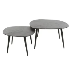 WoonStijl Salontafel set van 2 Rock shaped organisch