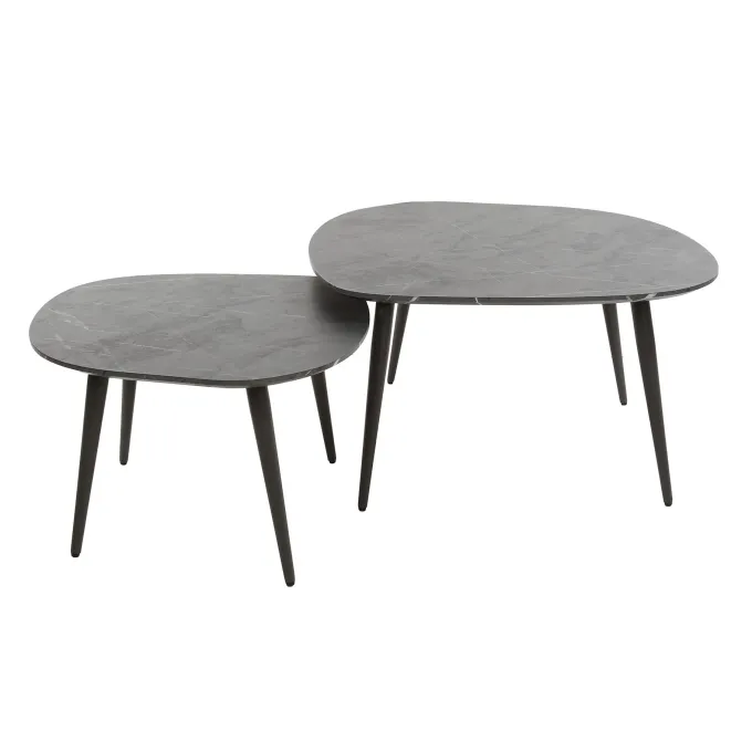 WoonStijl Salontafel set van 2 Rock shaped organisch