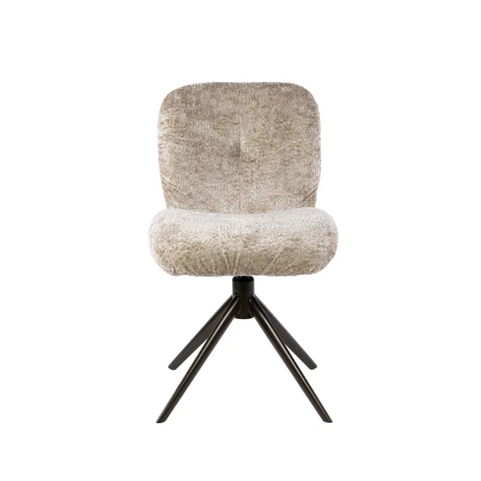 WoonStijl Stoel Comfort draaibaar Alura zand-bruin frame