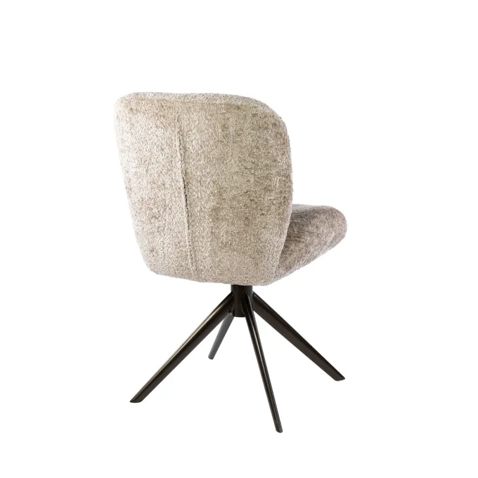 WoonStijl Stoel Comfort draaibaar Alura zand-bruin frame