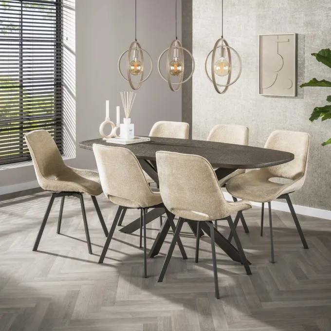 WoonStijl Stoel Swivel draaibaar - Jaroq zand