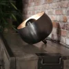 WoonStijl Tafellamp Ø28 basket / Zwart nikkel