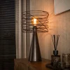 WoonStijl Tafellamp Curl 1-lichts Urban bruin