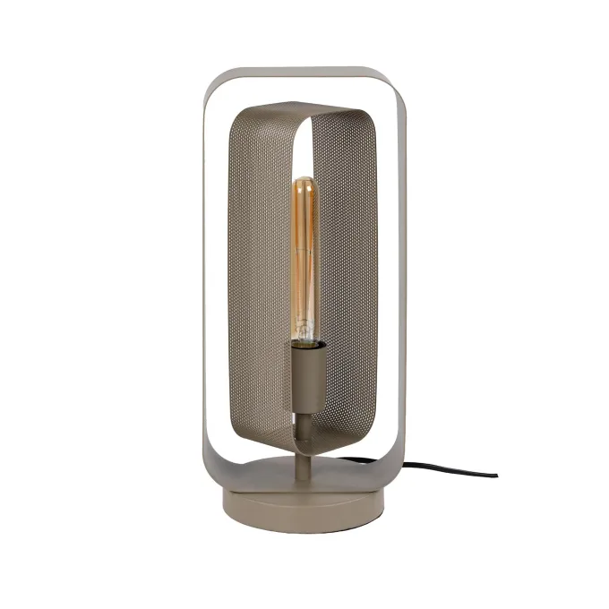 WoonStijl Tafellamp Mesh Rotate 1-lichts Beige
