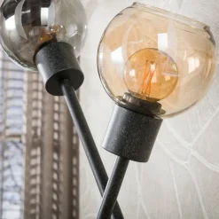 WoonStijl Tafellamp Sfera Tricolore 2-lichts Artic zwart