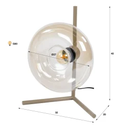 WoonStijl Tafellamp Soll Beige