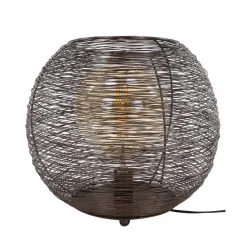 WoonStijl Tafellamp Ø40 web XL Zwart Nikkel