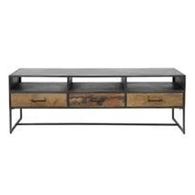 WoonStijl TV meubel Blend met 3 laden - Industrieel Design
