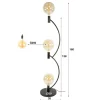 WoonStijl Vloerlamp Arcus 3-lichts / Sienna bruin