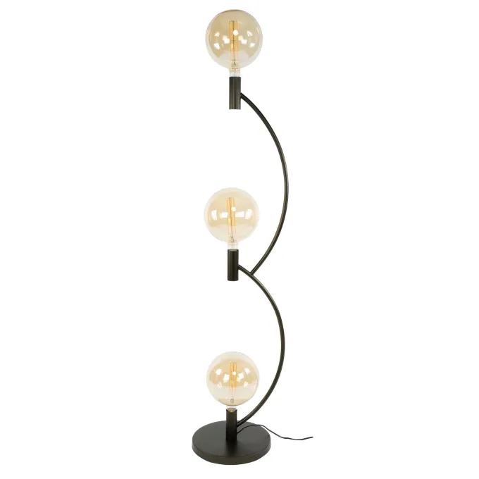 WoonStijl Vloerlamp Arcus 3-lichts / Sienna bruin