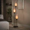 WoonStijl Vloerlamp cocoon Sienna bruin-frosted