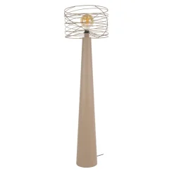 WoonStijl Vloerlamp Curl 1-lichts Urban beige