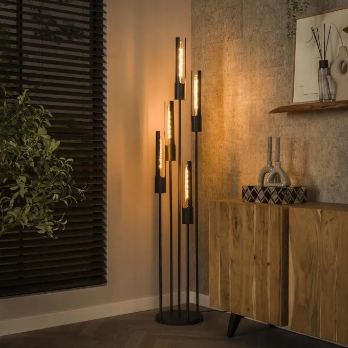 WoonStijl Vloerlamp 5L getrapt tube