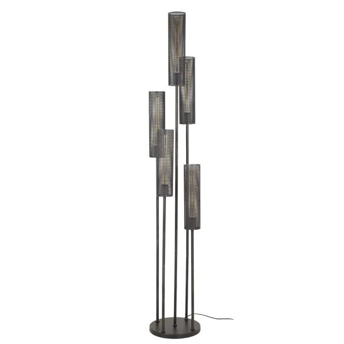 WoonStijl Vloerlamp 5L getrapt tube mesh