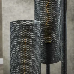 WoonStijl Vloerlamp 5L getrapt tube mesh